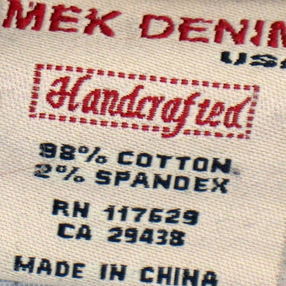 COPY - Mek Denim - Oaxaca Easy Bootcut Distressed Sz 28 - Picture 7 of 8